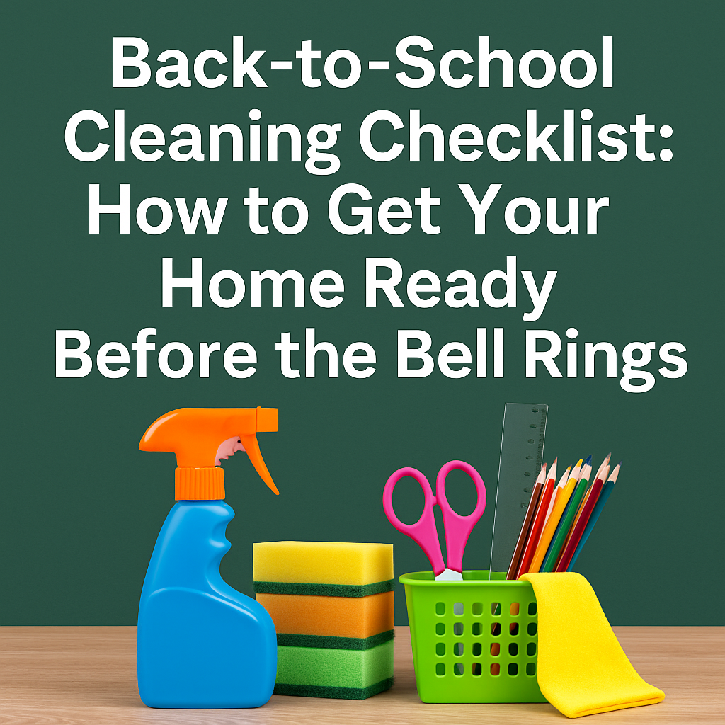 Back to School Cleaning Checklist
