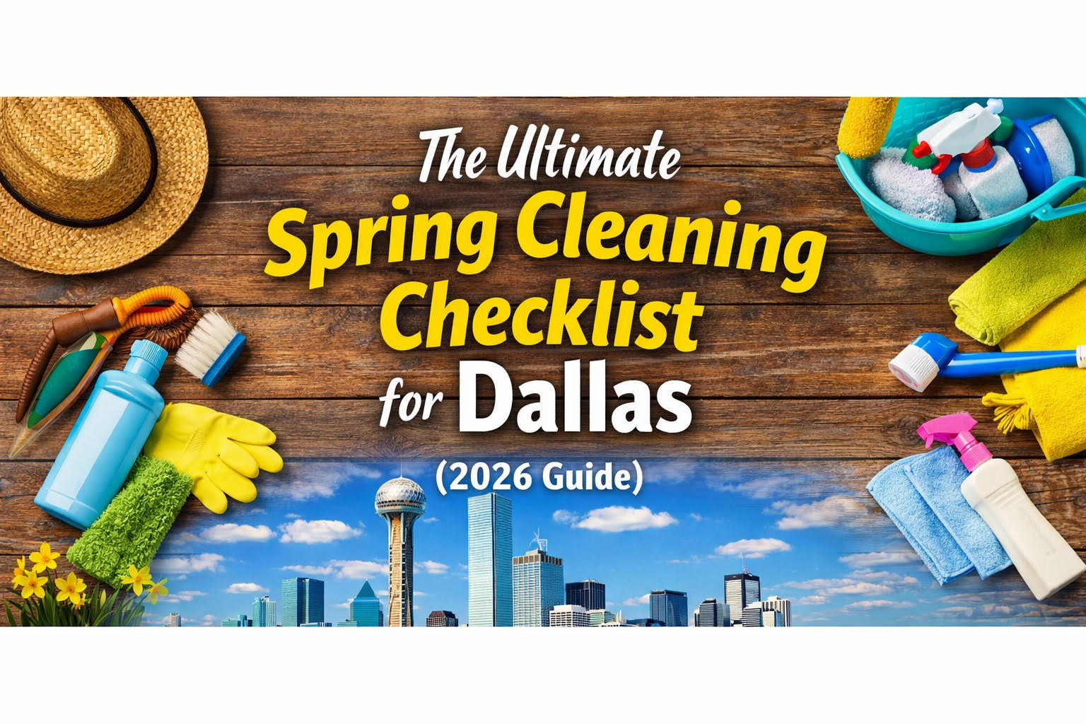 The Ultimate Spring Cleaning Checklist for Dallas (2026 Guide)