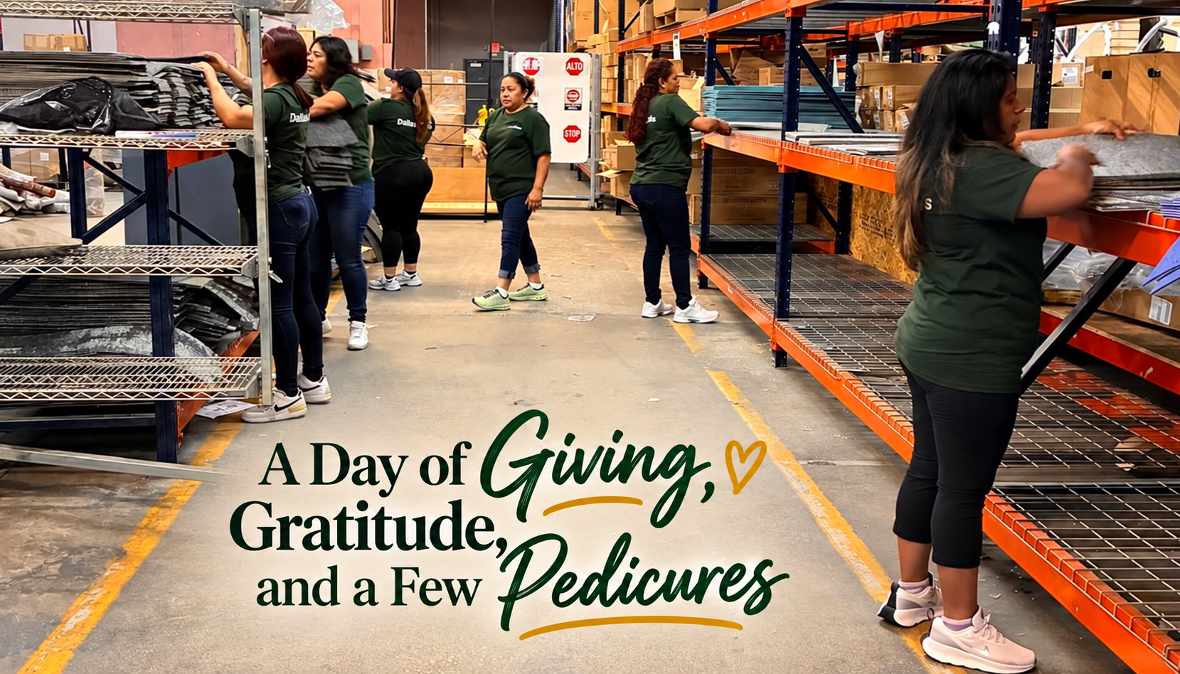 A Day of Giving, Gratitude, and a Few Pedicures